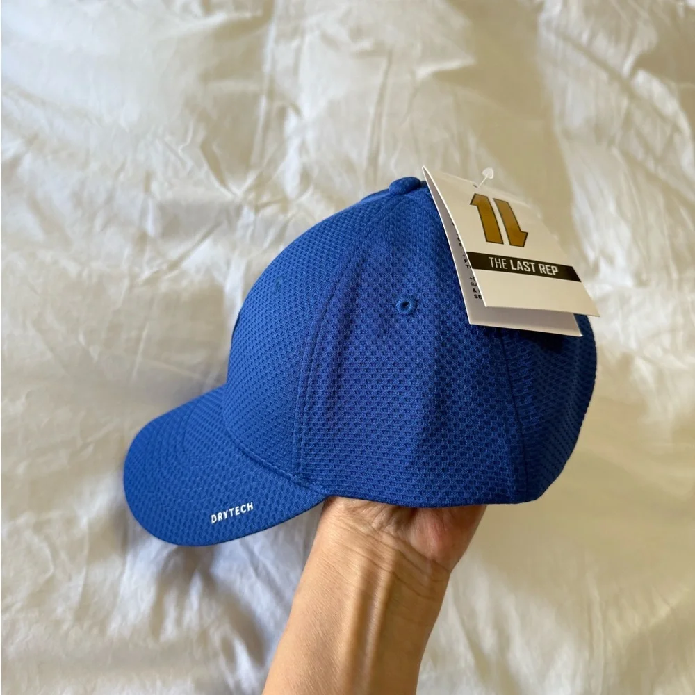 K&F King And Fifth | Size S/M | The Last Rep Blue Snapback Workout Hat Cap NWT - Picture 2 of 8